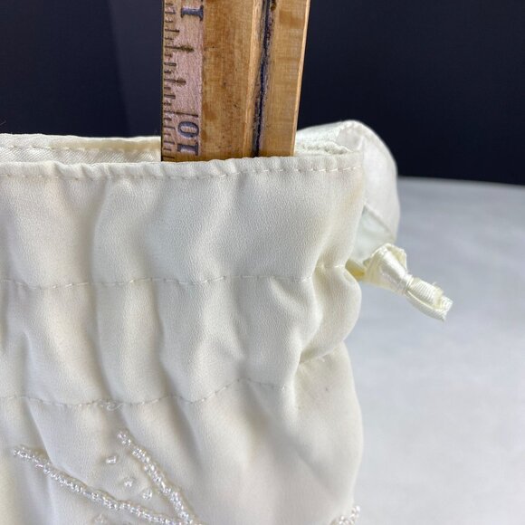 Seed Bead Cinch Draw String Wedding Money Bag Bath and Body Works - Picture 10 of 12